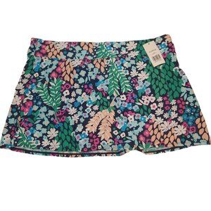 New Kim Rogers sport skirt Women's XL mini skirt Multicolor bright flowers